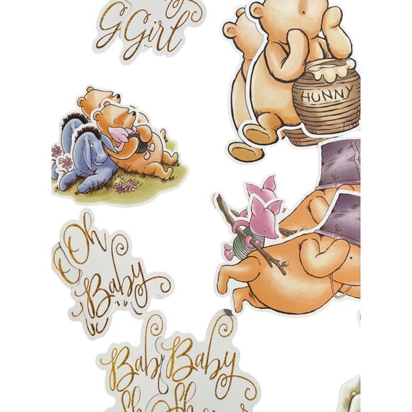 Winnie the Pooh 42 piece Baby Shower Wall decorations - Picture 6 of 6